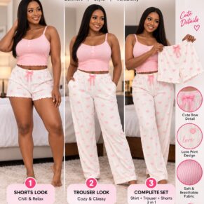 3 in 1 Night wear style 4
